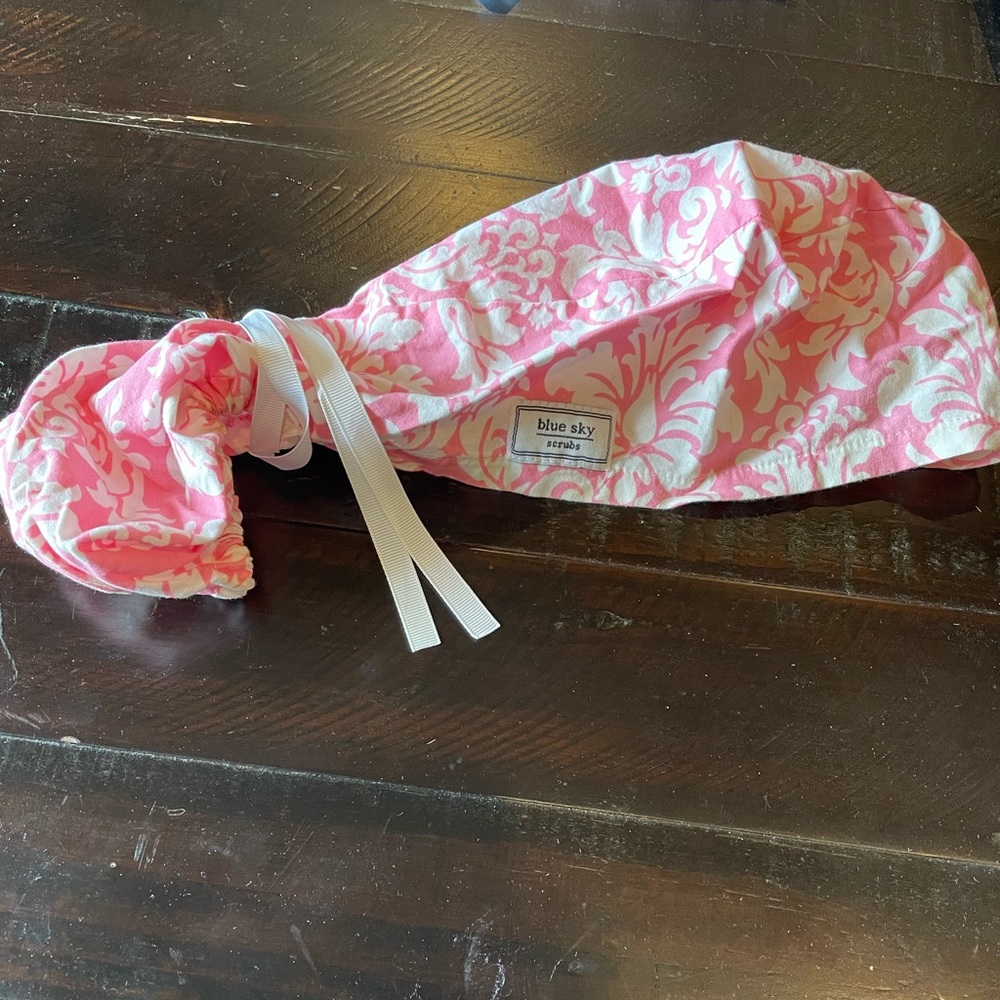 Blue Sky Pony Scrub Cap